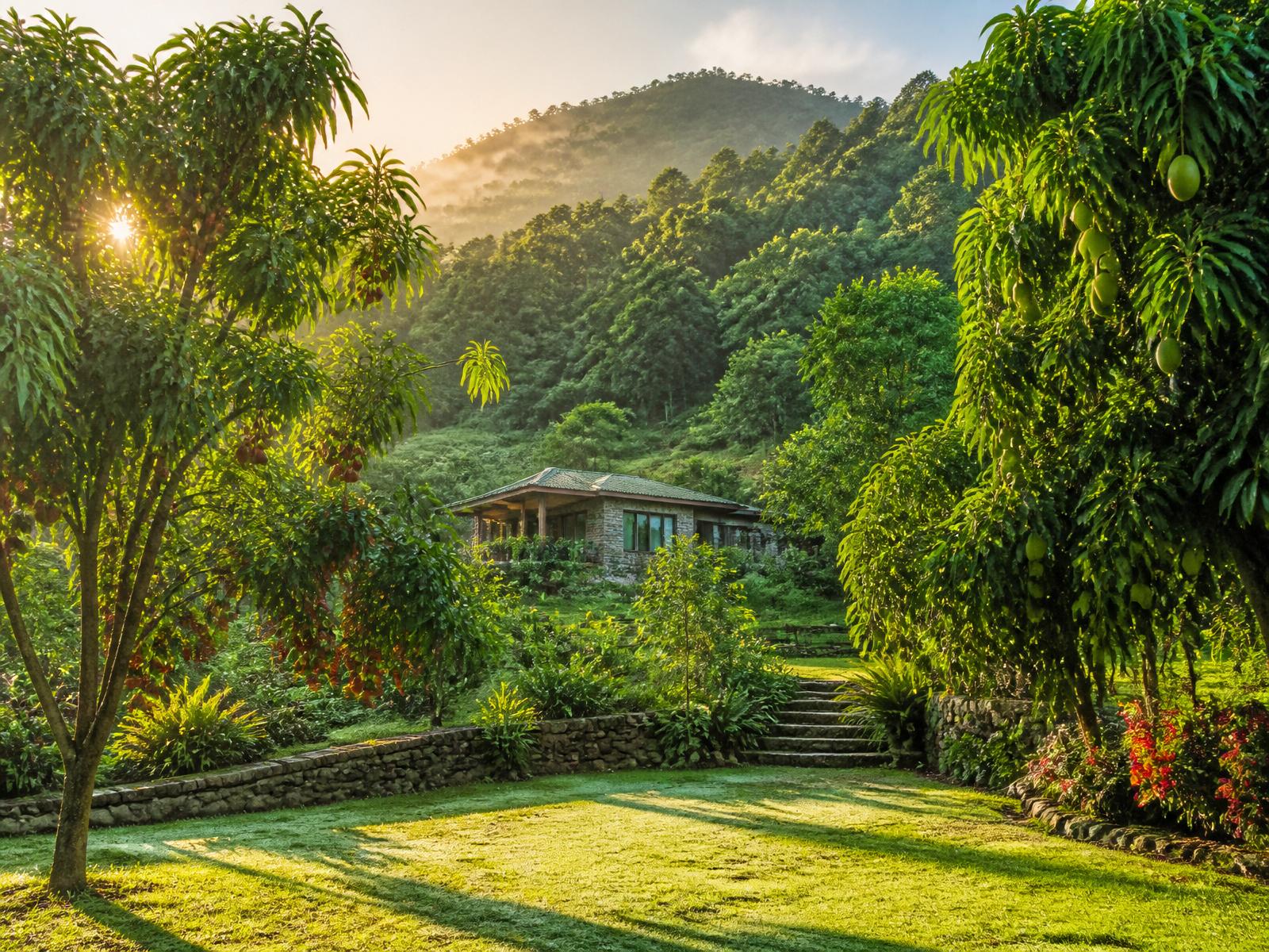 Fruit Garden & Hilly Forest