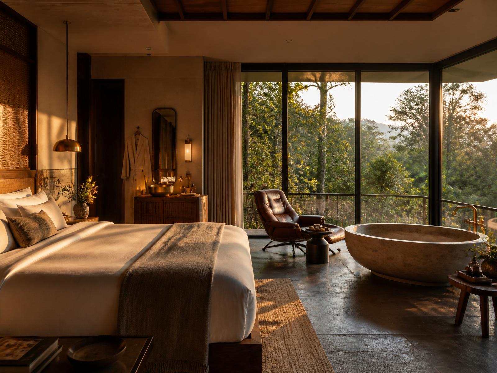 Signature studio suite at Corbett Wilderness